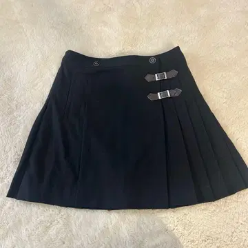 온워드 23구 스포츠 골프 플리츠 랩 스커트 블랙