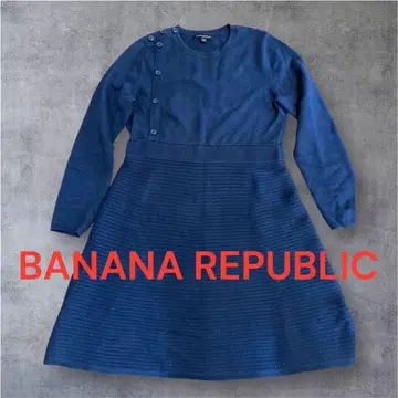 BANANA REPUBLIC 네이비 니트 원피스