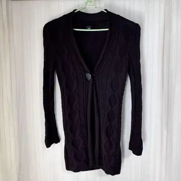 Calvin Klein Jeans 코튼 니트 롱 가디건