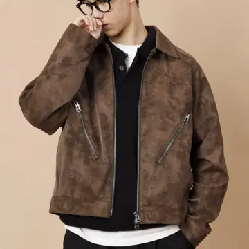 프리크스토어 다크 브라운 자켓 가죽 자켓