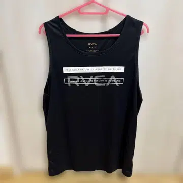 RVCA 블랙 탱크탑