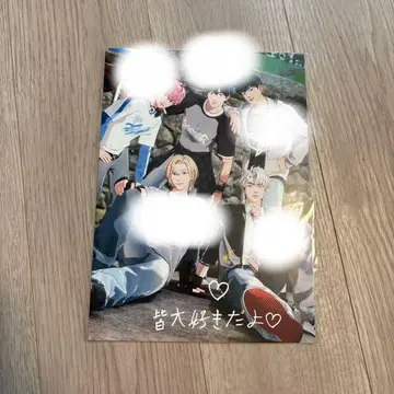 PLAVE와 숨바꼭질 캠페인 한정판 손글씨 메시지 프린트 골판지 카드