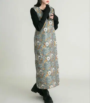 KBF 자카드 롱 원피스