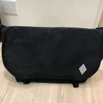 CRIMIE 클라이미 반다나 패턴 메신저 백 블랙