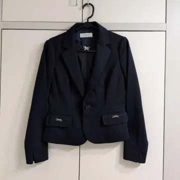 네이비 텍스처 자켓 9호 9AR