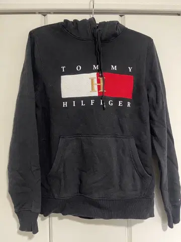 TOMMY HILFIGER 블랙 후드티 M