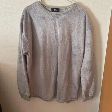 [ 새상품급 ] HARE 퍼 풀오버 S 사이즈 모코모코 맨투맨 그레이