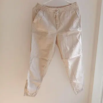 조거 팬츠 M GAP 베이지