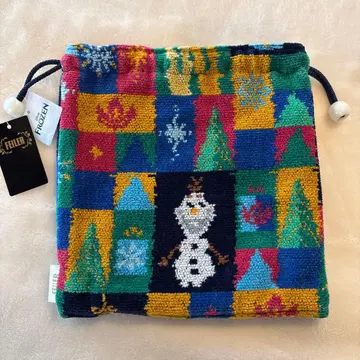 [ 미사용 새상품 ] 페이저 디즈니 안나 올라프 복조리 파우치