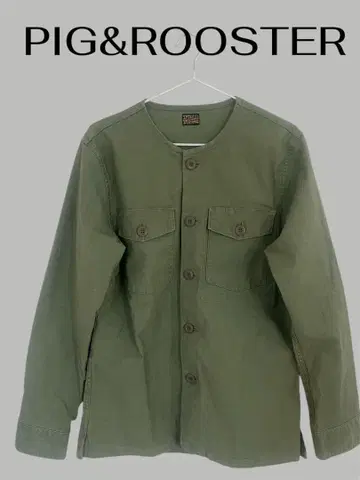 PIG&ROOSTER 밀리터리 자켓 올리브 그린