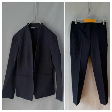 띠어리 럭스 팬츠 셋업 네이비