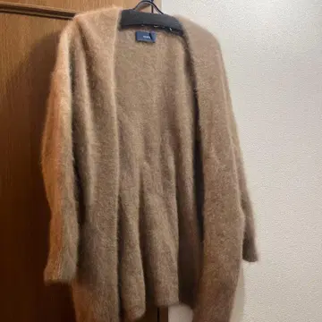 SHIPS 베이지 모헤어 가디건