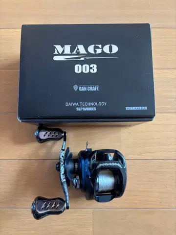 새상품급 GAN CRAFT MAGO 003 베이트 낚시릴 왼쪽