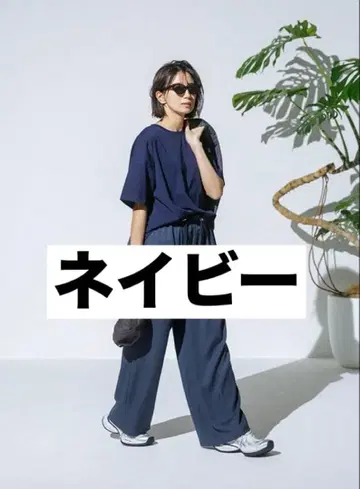 [미개봉 새상품] 히가시하라 아키 FORME 네이비 UV컷 티셔츠