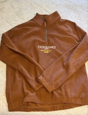 FAIRBANKS 플리스 하프 지퍼