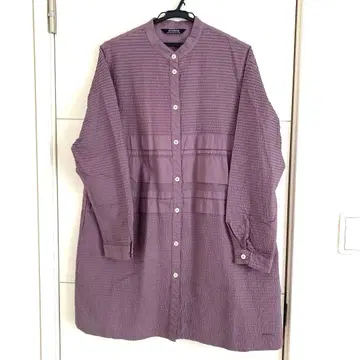 [ 새상품급 ] 야코 리카르도 코튼 100% 퍼플 긴팔 셔츠