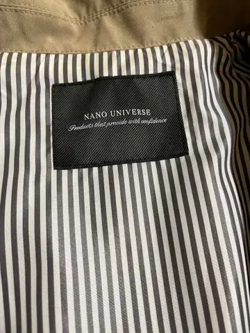 NANO UNIVERSE 베이지 스텐카라 코트