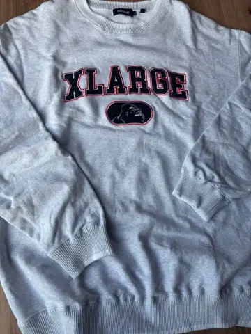 XLARGE 그레이 맨투맨 XL