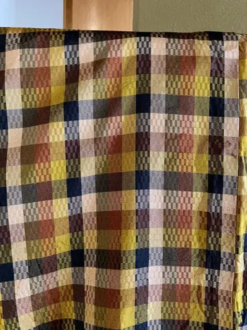 황팔장 바둑무늬 능직 변화 격자