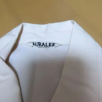 AURALEE 긴팔 셔츠 라이트 핑크