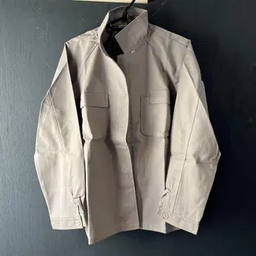 쇼와 레트로 베이지 스탠드 카라 자켓 XL