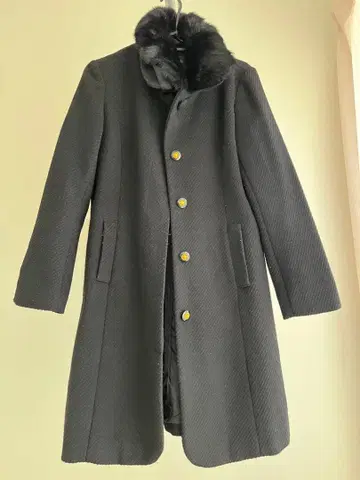 Misch Masch 퍼 부착 롱 코트