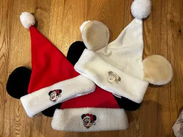 미키 도날드 플리스 모자 세트