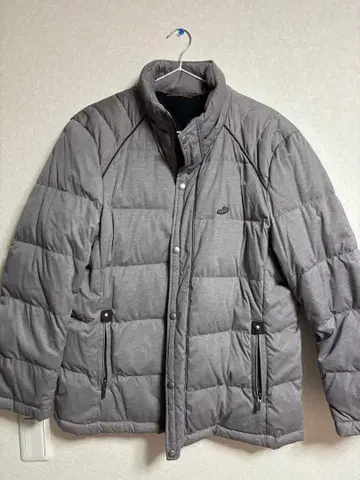 크로커다일 그레이 다운 자켓 L 사이즈