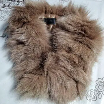 UNTITLED 인조 모피 머플러