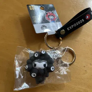 미야쿠미야쿠 쿠로미 EXPO2025 캐릭터 키링 블랙