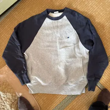 Champion 래글런 슬리브 맨투맨