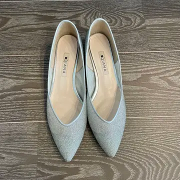 DIANA 라메 플랫슈즈