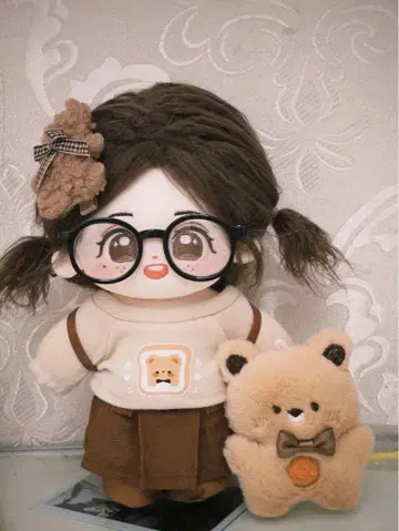 20cm 봉제 인형용 옷 갈아입기 의류 세트 활 옷 6점 세트