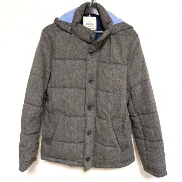 ikka 후드 부착 그레이 퀼팅 자켓 L