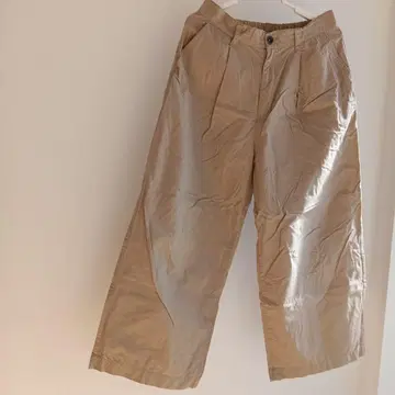 와이드 팬츠 베이지 L 사이즈 하트마켓