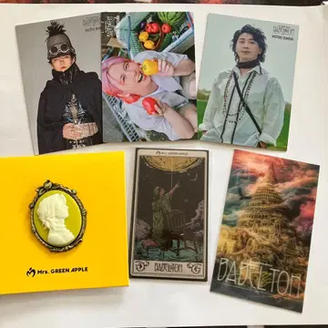 [ 새상품 ] Mrs. GREEN APPLE 포토 카드와 스티커와 카메오
