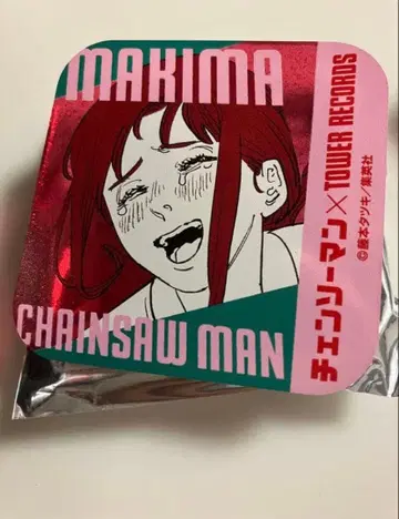 체인소 맨 마키마 라메 아크릴 배지 타워 레코드