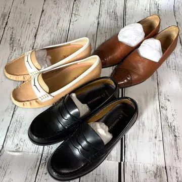 새상품급 여성용 로퍼 신발 3족 세트 ing moonstar 23cm