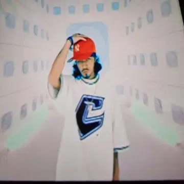 정품 kj 착용 코어파이터 corefighter 로고 반팔 맨투맨 XL