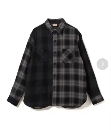 SUGAR CANE x BEAMS / 별주 클레이지 2컬러 워크 셔츠