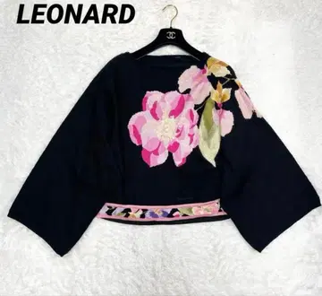 레오나르 니트 꽃 패턴