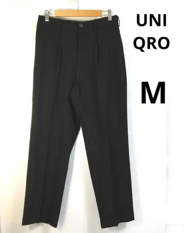 UNIQRO 블랙 슬랙스 M