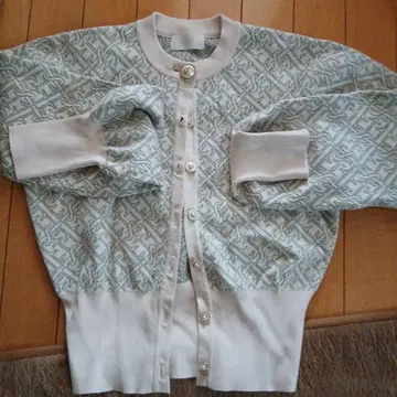 eimy istoire 민트 그린 니트 가디건