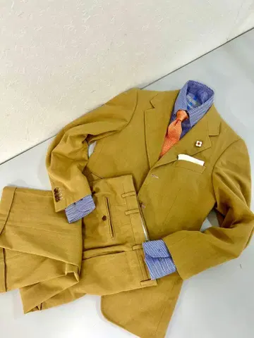 치포넬리 Cifonelli 캐시미어 혼방 이탈리아제 핸드메이드 수트 M