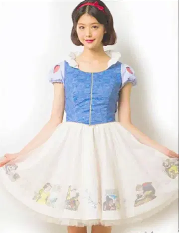 백설공주 원피스 코스프레 드레스