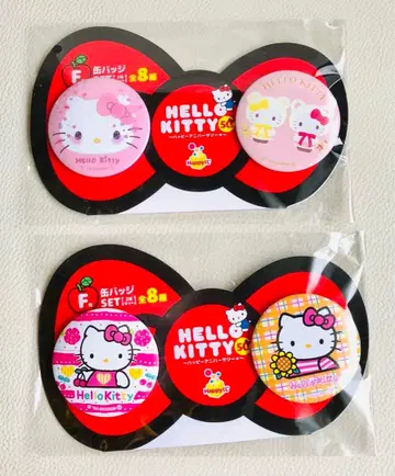 헬로키티 키티 캔뱃지 캔뱃지 산리오 복권