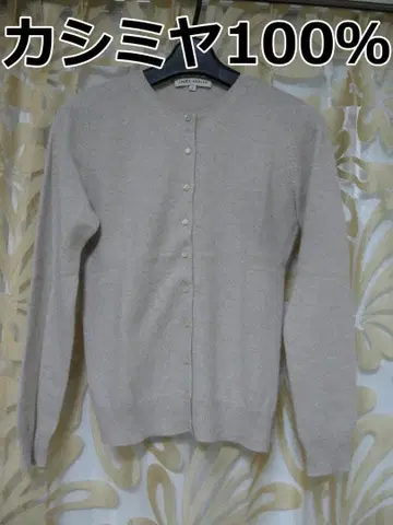 로라 애슐리 LAURA ASHLEY 가디건 캐시미어 100% S