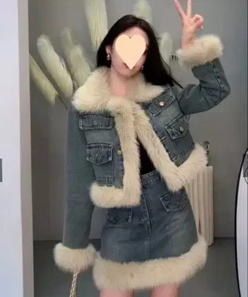 택 포함 미사용 새상품 GRL 숏 기장 자켓