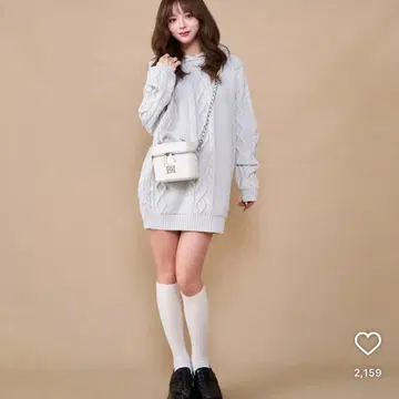 미사용 미개봉 새상품 darich 케이블 볼륨 니트 후디