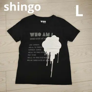 WHO AM I 카토리 신고 개인전 티셔츠 S